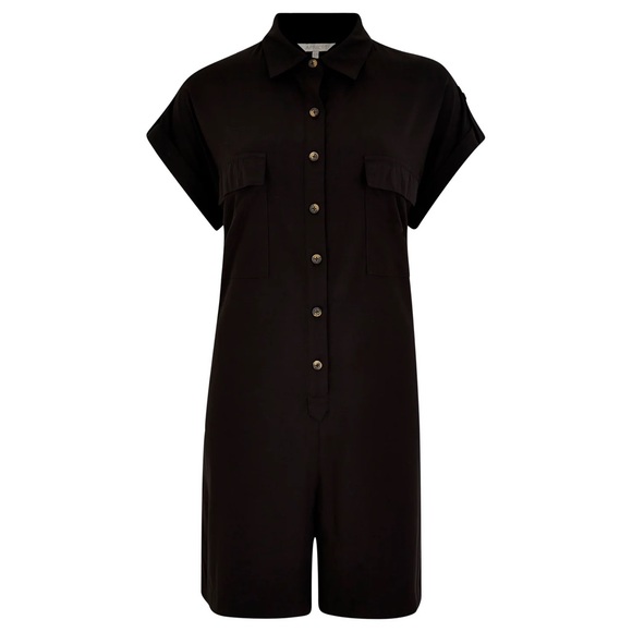 APRICOT Pants - Apricot -Very Chic Roll Shirt one piece